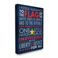 thumbnail image 1 of The Kids Room by Stupell The Pledge Of Allegiance Textual Art Canvas Wall Art by Stephanie Workman Marrott, 1 of 6