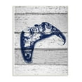 thumbnail image 1 of The Kids Room by Stupell Video Game Controller Blue Print on Planks Wood Wall Art, 1 of 5