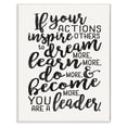 thumbnail image 1 of The Kids Room by Stupell You Are A Leader Typography Quote Wall Plaqueby Erica Billups, 1 of 3