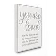 thumbnail image 1 of The Kids Room by Stupell You Are Loved Canvas Wall Art by Daphne Polselli, 1 of 5
