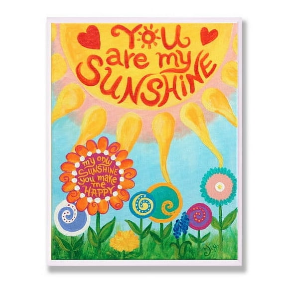 The Kids Room by Stupell You Are My Sunshine Wall Plaqueby nJoyArt