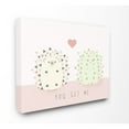 thumbnail image 1 of The Kids Room by Stupell You Get Me Hedgehog And Cactus Cute Cartoon Oversized Stretched Canvas Wall Art, 24 x 1.5 x 30, 1 of 2