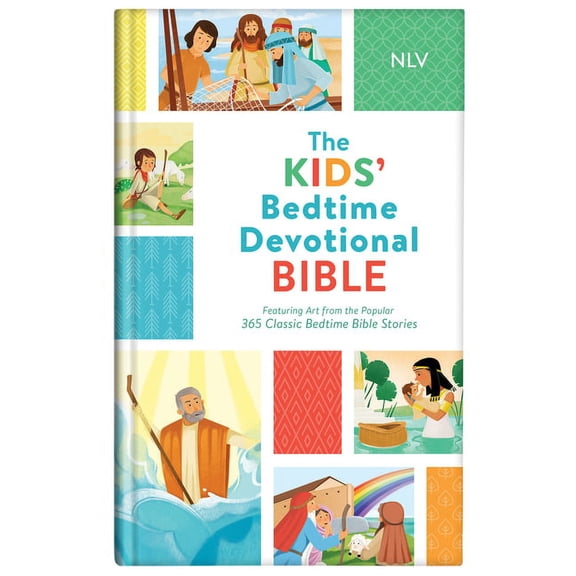 Pre-Owned The Kids' Bedtime Devotional Bible: Featuring Art from the Popular 365 Classic Bedtime Bible Stories, (Hardcover)