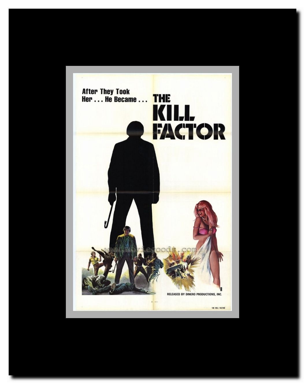 The Kill Factor Framed Movie Poster