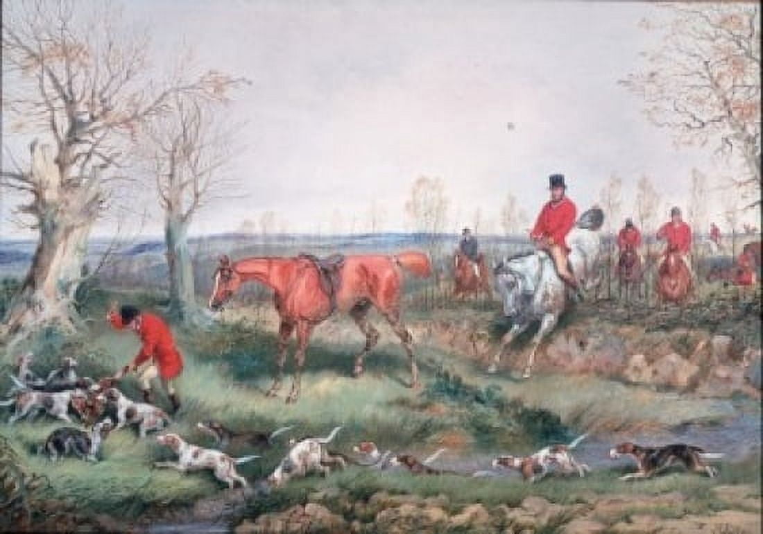 The Kill by Henry Alken Jr (1810-1892) Canvas Art - Henry Alken Jr (24 x 36)