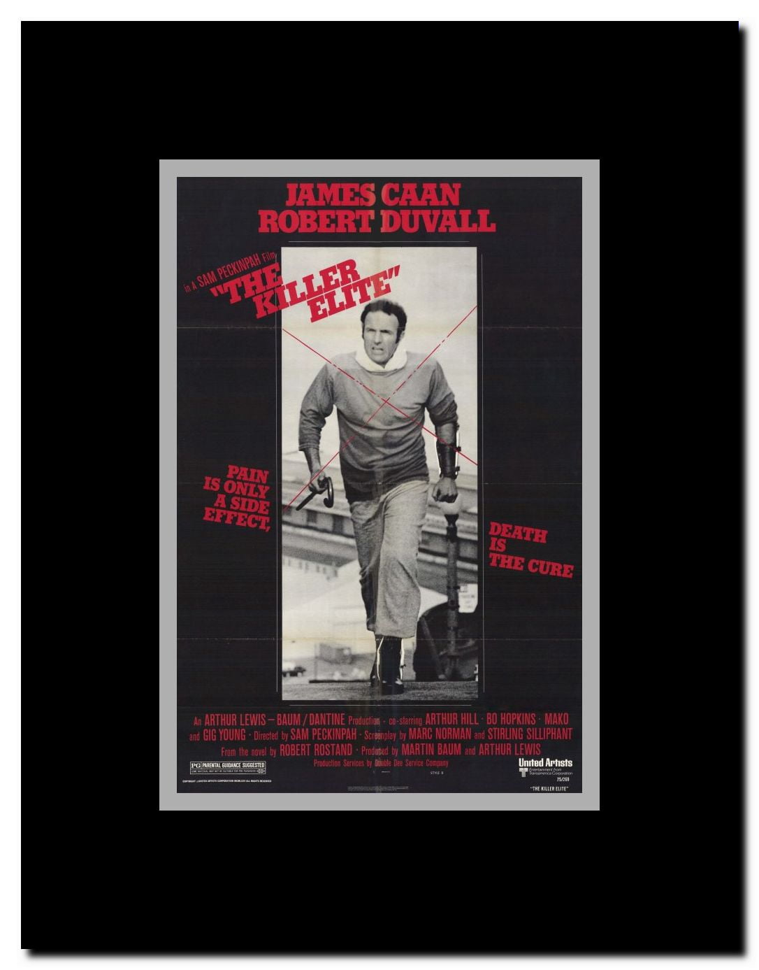 The Killer Elite Framed Movie Poster