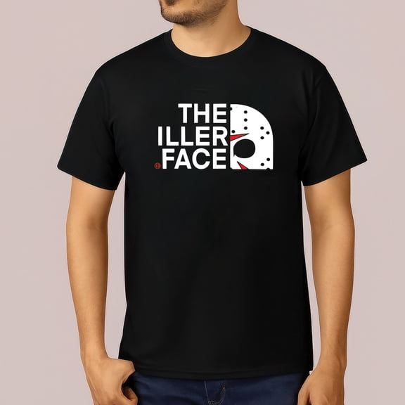 The Killer Face Horror Parody Goaltender Mask T-Shirt