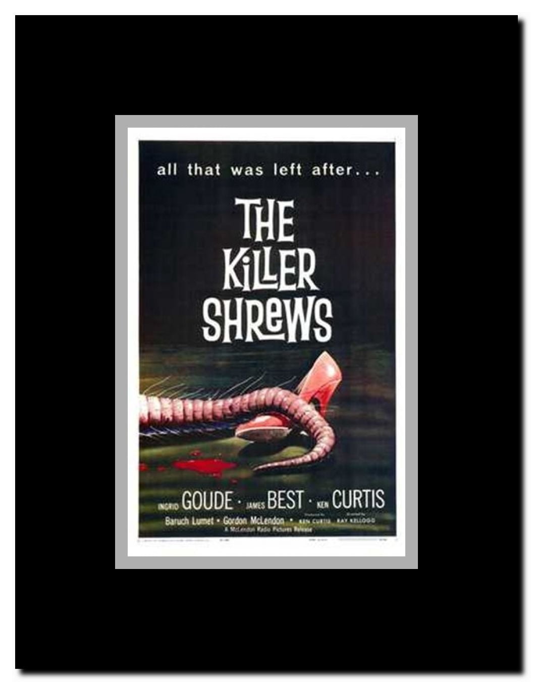 The Killer Shrews Framed Movie Poster
