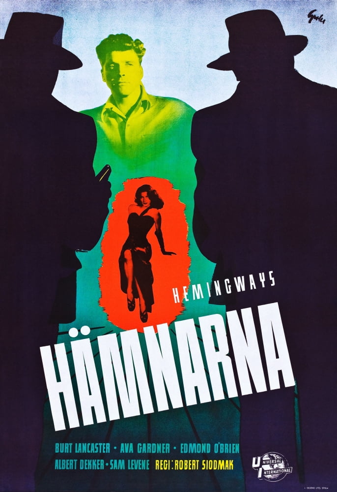 The Killers (Aka Hamnarna) Canvas Art - (11 x 17)