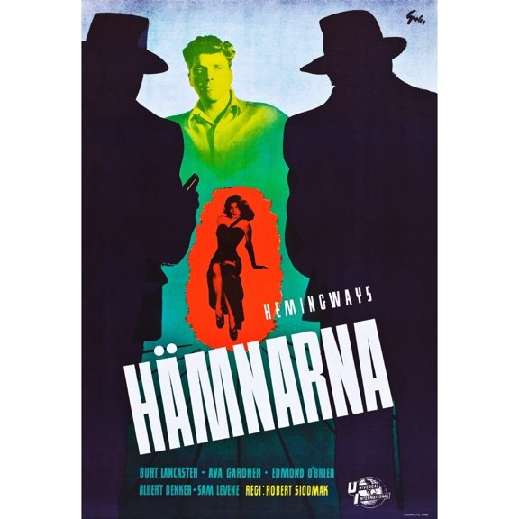 The Killers (Aka Hamnarna) Movie Poster Masterprint (11 x 17)