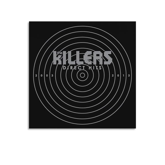 The Killers - Direct Hits Canvas Poster Wall Decorative Art Painting Living Room Bedroom Decoration Gift