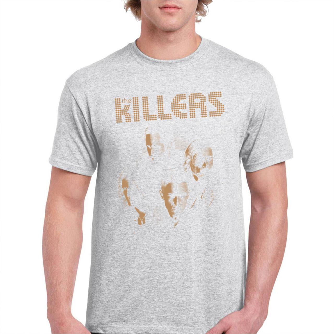 Fashion connections The Killers Group Photo T Shirt Hot Topic Adult Unisex Size Small Gray