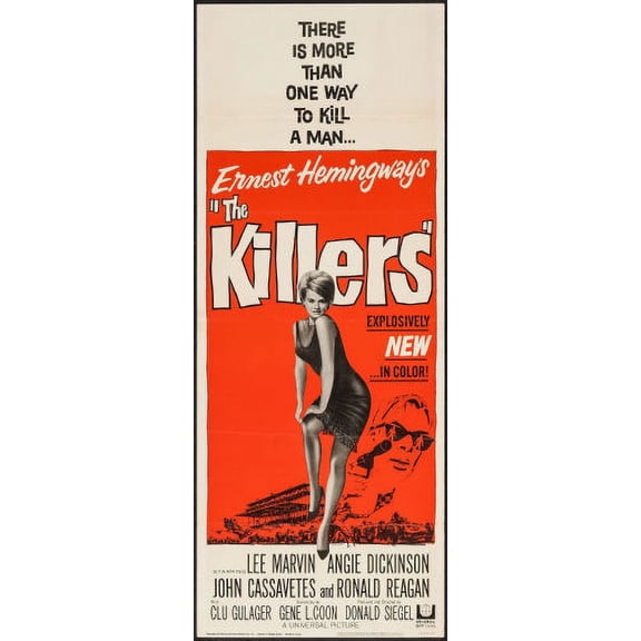 The Killers Insert Movie Poster 14x36 Unframed, Age: Adults AB Posters