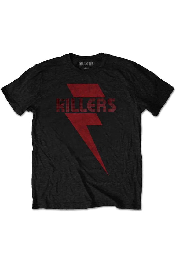 The Killers Unisex T-Shirt Red Bolt (Large)