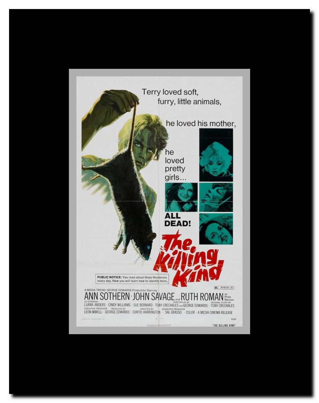 The Killing Kind Framed Movie Poster