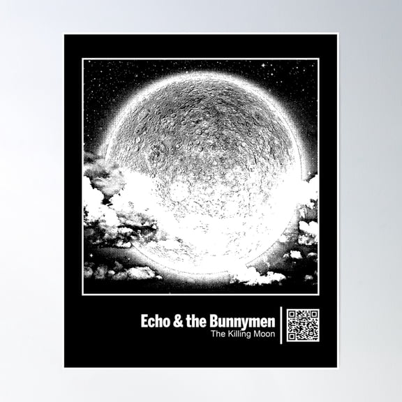 The Killing Moon // Barcode Special Music Poster Wall Art, Modern Wall Decor, 24x36 UNFRAMED