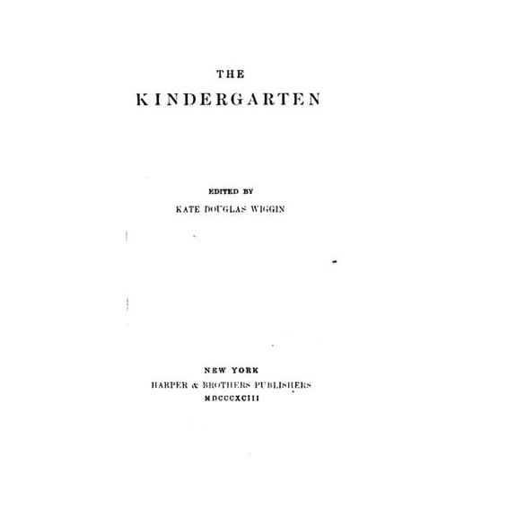 The Kindergarten (Paperback)