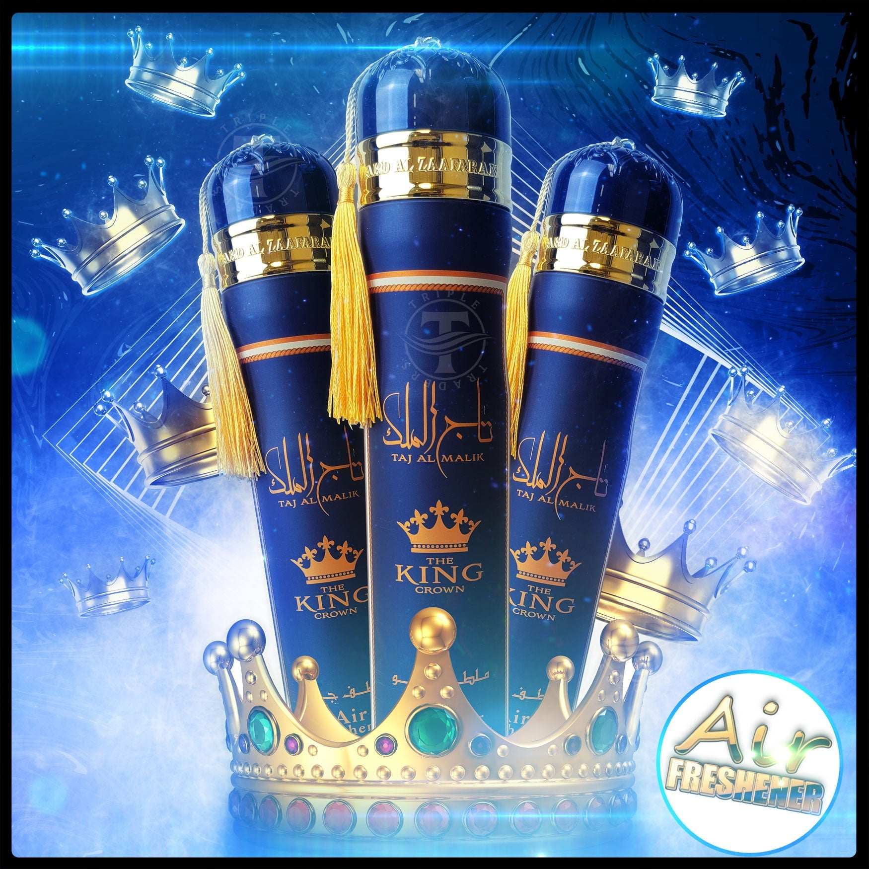 The King Crown Air Freshener Taj AL Malik 300ml by Ard Al Zaafaran