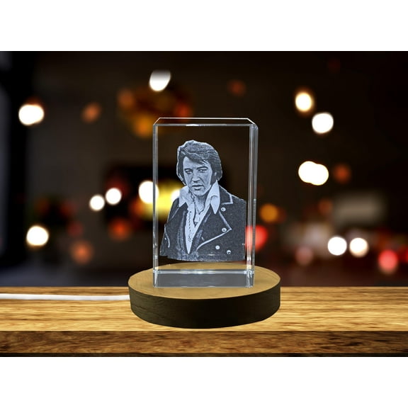 The King Forever Enthroned in Crystal - Elvis Presley