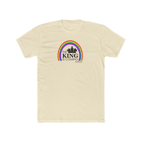 The King Is Coming Men's Cotton Crew Tee