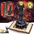 thumbnail image 1 of The King of The Magic Rings Dark Tower Compatible with Lego, Lord Castle Architecture Building Set for Boy 8-12, Lighthouse Building Sets Restore Barad Dur Model with Glowing Rotating Lighting, 1 of 6