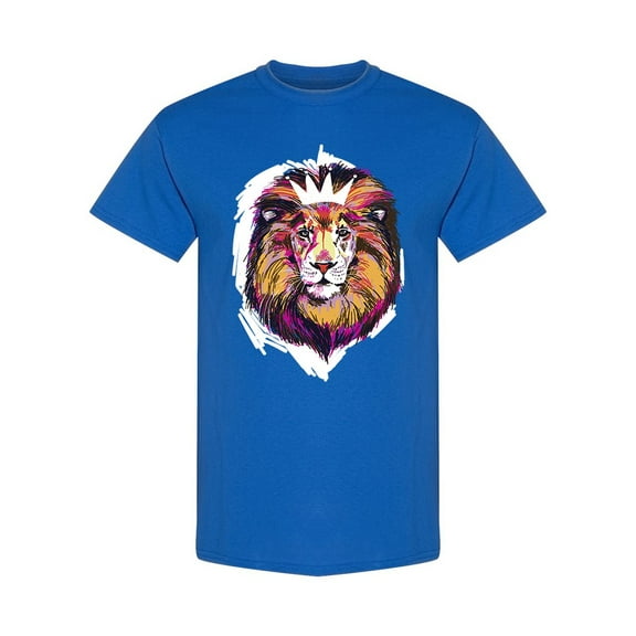 The King Of Beasts Design T-Shirt Men -Image by Shutterstock, Male x-Large