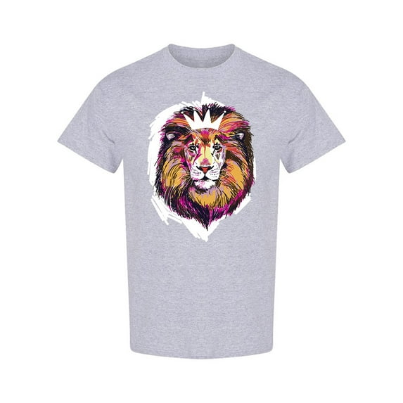 The King Of Beasts Design T-Shirt Men -Image by Shutterstock, Male x-Large