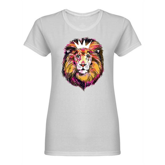 The King Of Beasts Shaped T-Shirt Women -Image by Shutterstock, Female x-Large