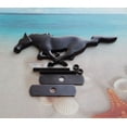 thumbnail image 1 of The King USA Black Metal Front Grille Emblem Badge with Clip for Ford Mustang, Exterior Accessories, 1 of 2