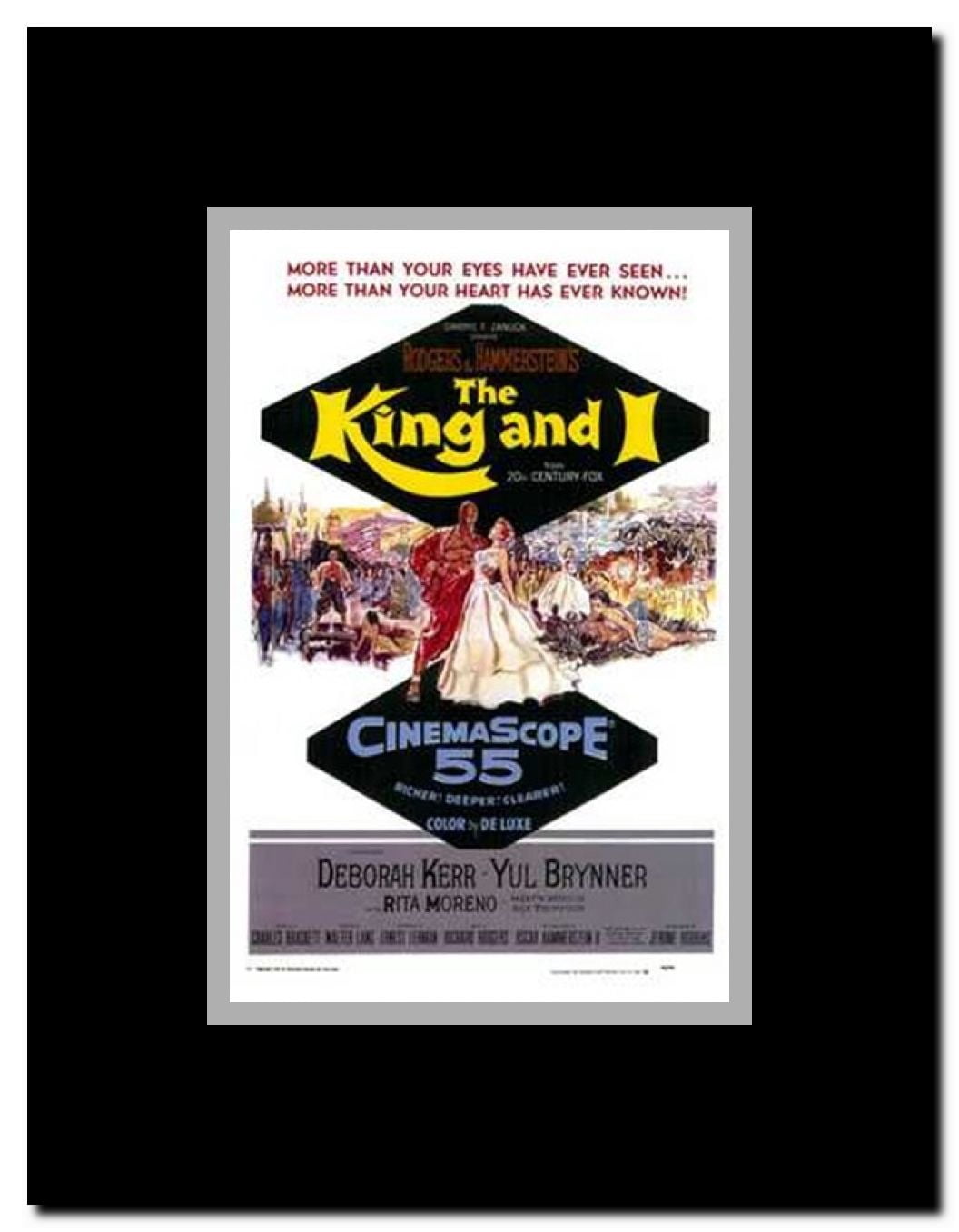 The King and I Framed Movie Poster