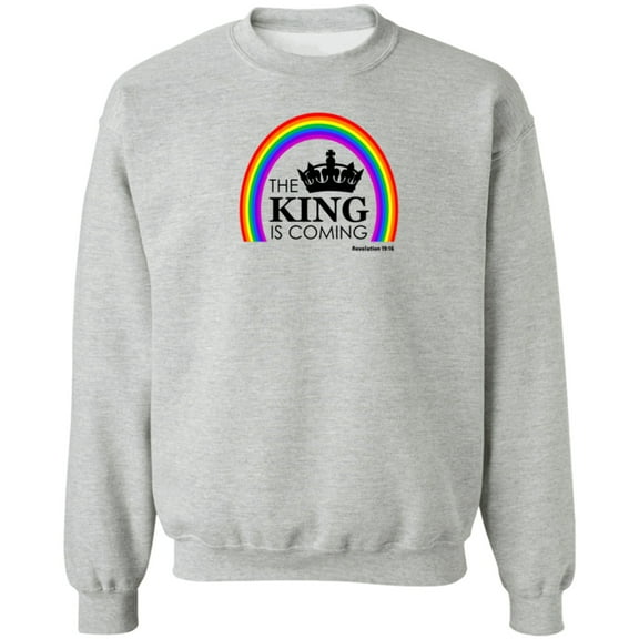 The King is Coming Men’s Crewneck Sweatshirt