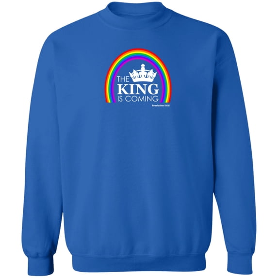 The King is Coming Men’s Crewneck Sweatshirt