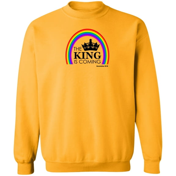 The King is Coming Men’s Crewneck Sweatshirt