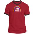 thumbnail image 1 of The King is Coming Men’s Ringer Tee, 1 of 5