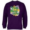thumbnail image 1 of The King of Mardi Gras Mens Sweatshirt Purple 2XL, 1 of 1