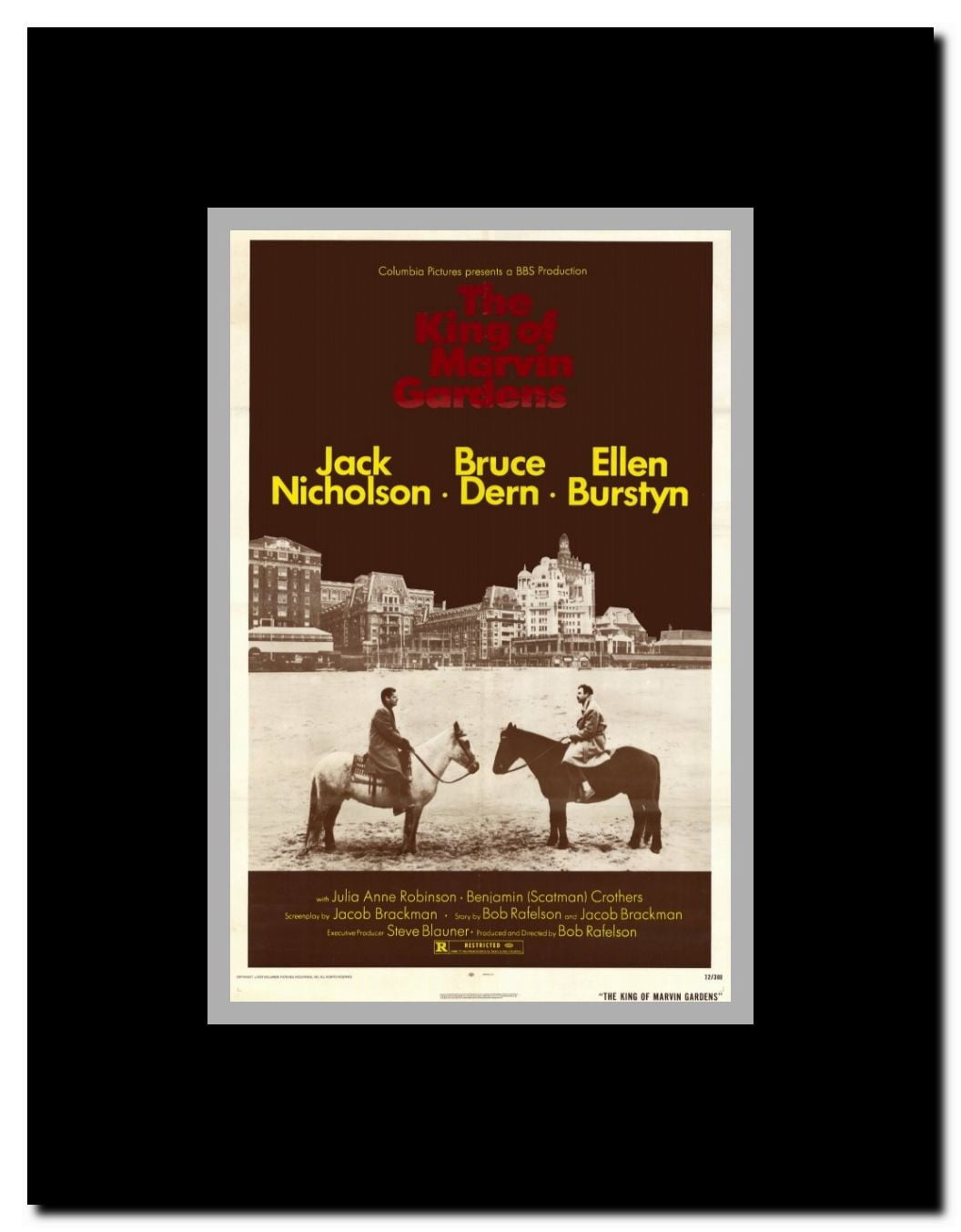The King of Marvin Gardens Framed Movie Poster