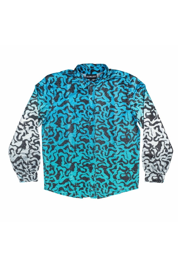 King of Tigers Halloween Unisex Fancy-Dress Costume Shirt for Adults