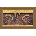 thumbnail image 1 of The King's Gate with the gate canopy. The Last Supper. 24x16 Gold Ornate Wood Framed Canvas Art by Nicholas Roerich, 1 of 2