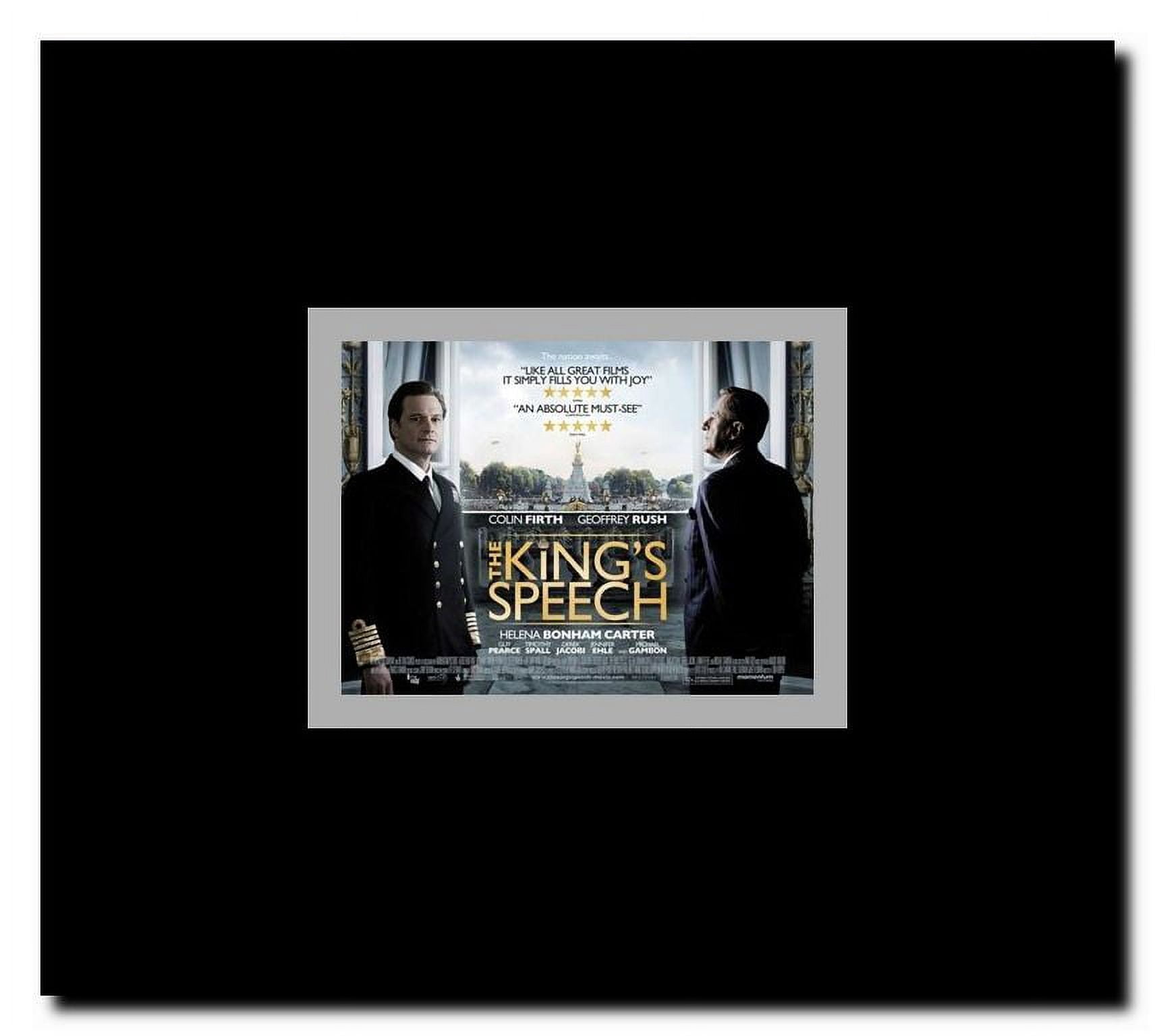 The King's Speech Framed Movie Poster