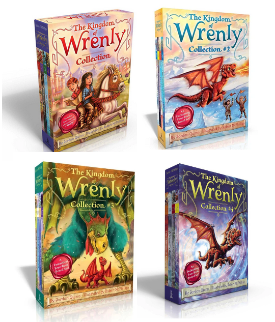 The Kingdom of Wrenly Boxed Sets 1-4: Books 1-16 : The Lost Stone; The Scarlet Dragon; Sea Monster; The Witch's Curse; Adventures in Flatfrost + by Jordan Quinn (Boxed Sets, Paperback)