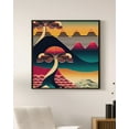 thumbnail image 1 of The Kisoji - Japanese Art Deco Style Canvas Wall Art, 1 of 2