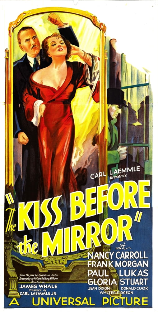 The Kiss Before The Mirror Canvas Art - (11 x 17)