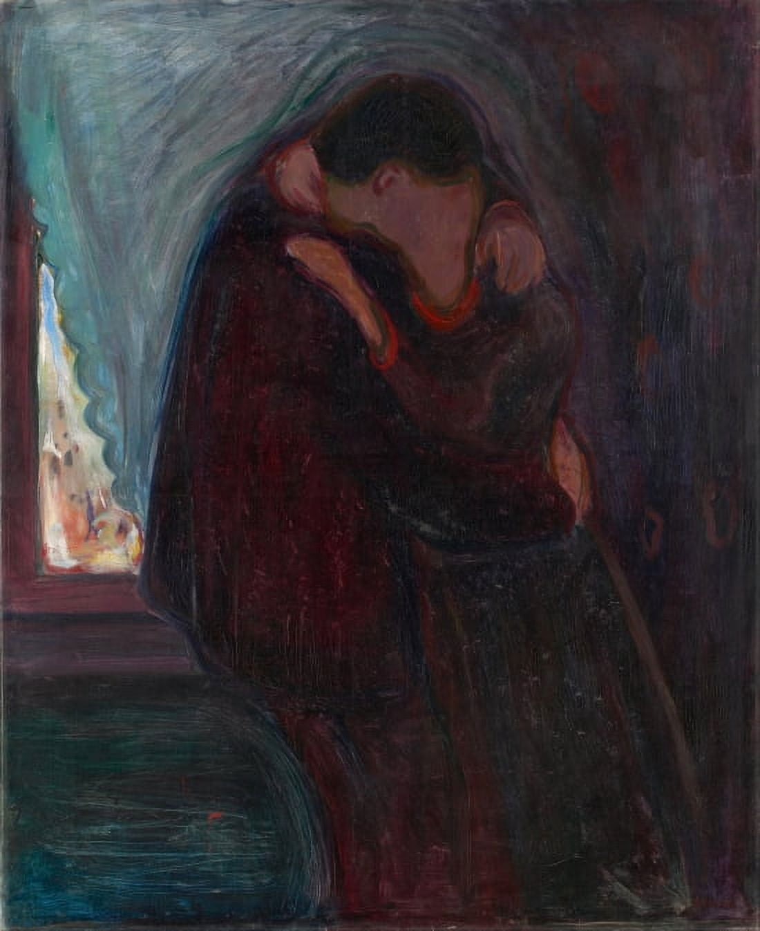 The Kiss Canvas Art - Edvard Munch (24 x 36)