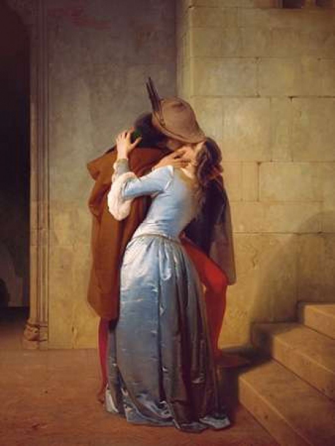 The Kiss Canvas Art - Francesco Hayez (22 x 28)