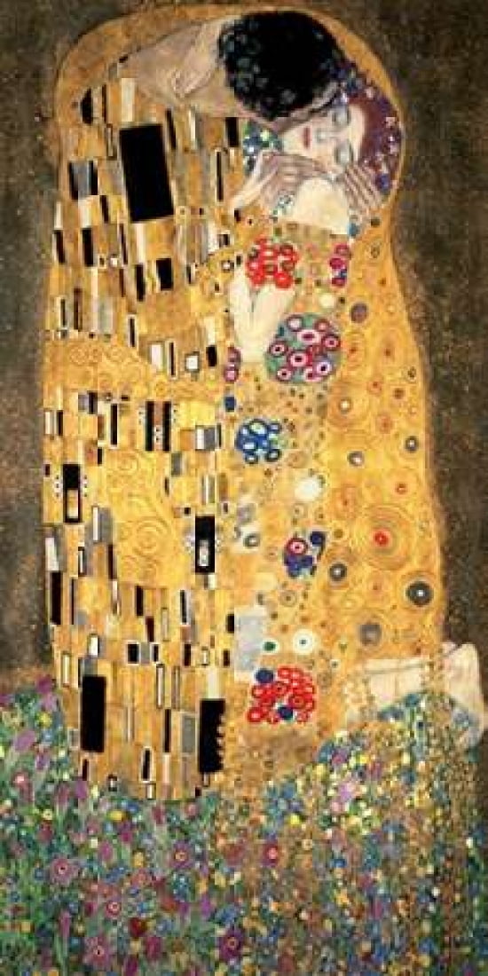 The Kiss Canvas Art - Gustav Klimt (10 x 20)