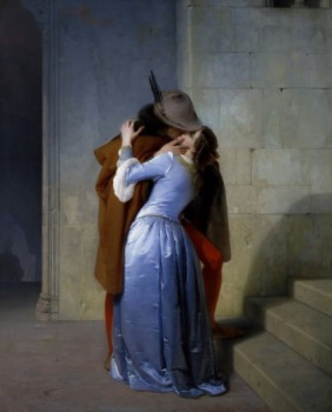The Kiss Francesco Hayez (1791-1882Italian) Oil on canvas Pinacoteca di Brera Milan Canvas Art - Francesco Hayez (18 x 24)