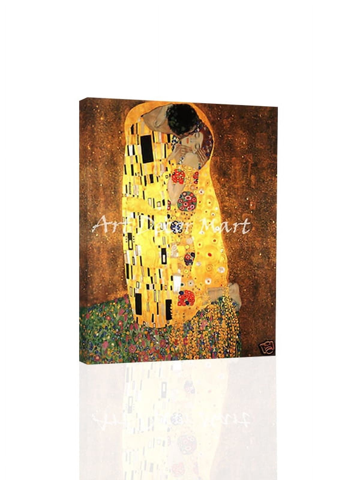 The Kiss Gustav Klimt - CANVAS OR FINE PRINT WALL ART - Walmart.com