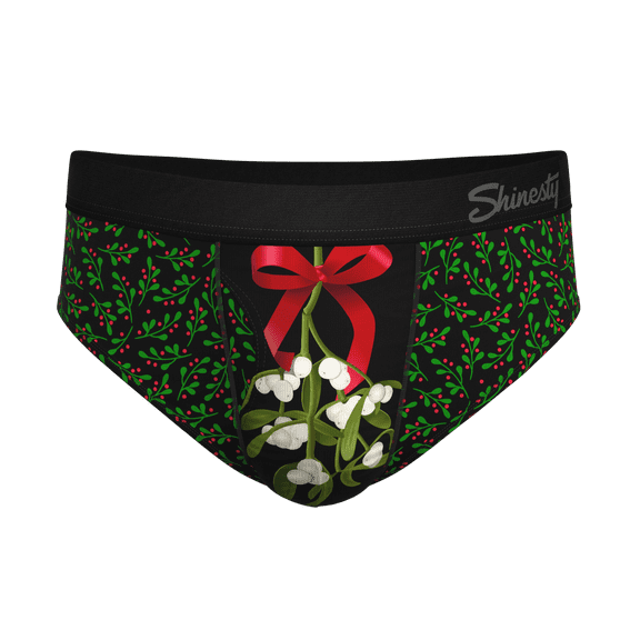 The Kiss Me There - Shinesty Mistletoe Ball Hammock Pouch Underwear Briefs Large