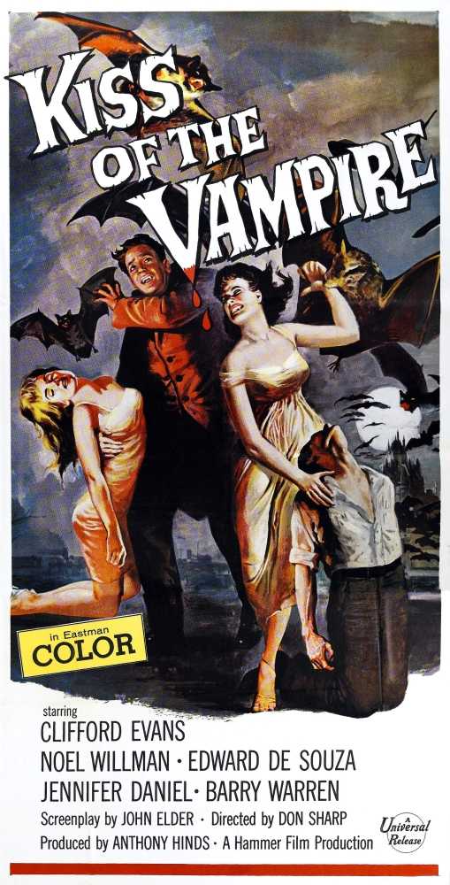 The Kiss Of The Vampire Canvas Art -  (24 x 36)