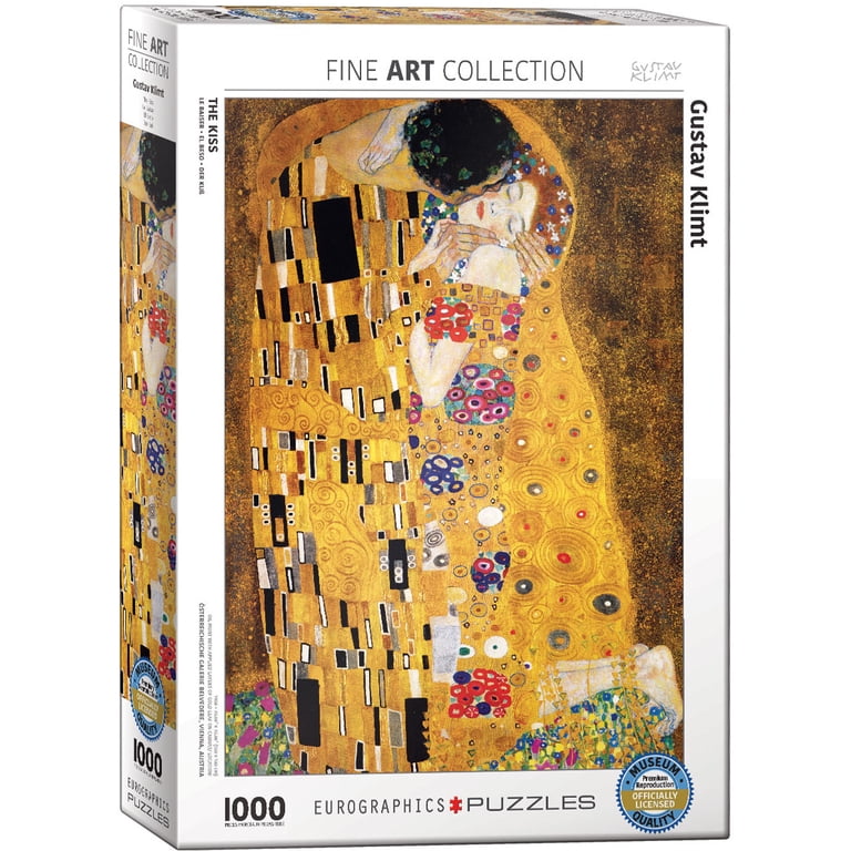The Kiss by Gustav Klimt 1000-Piece Puzzle - Walmart.com